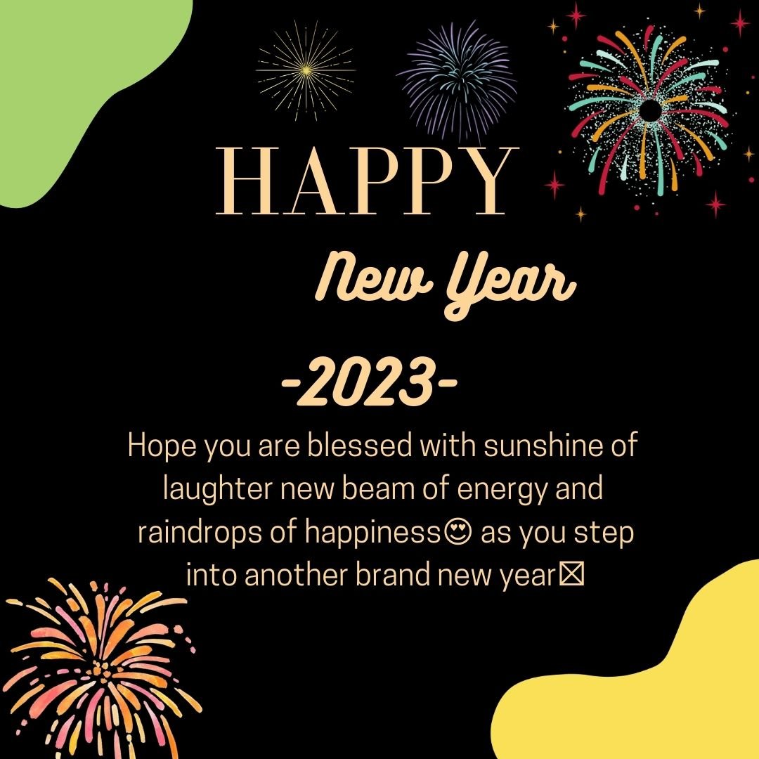 Happy New Year Wishes to Send Everyone You Know in 2023