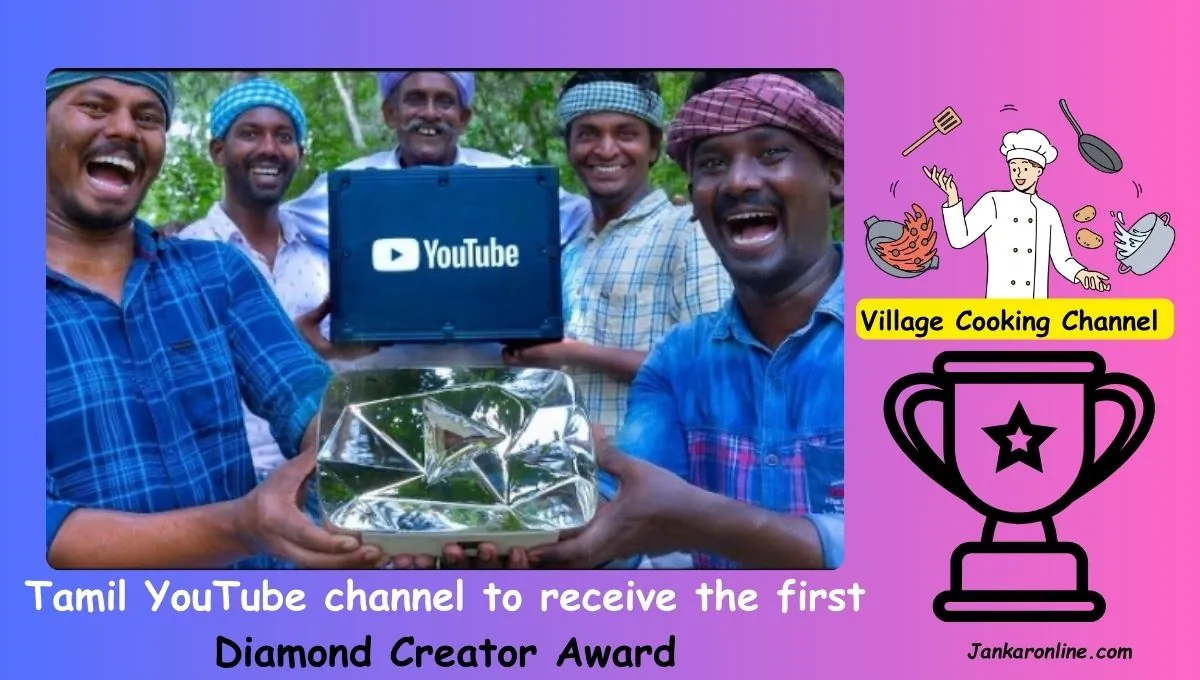 Tamil YouTube channel to receive the first Diamond Creator Award