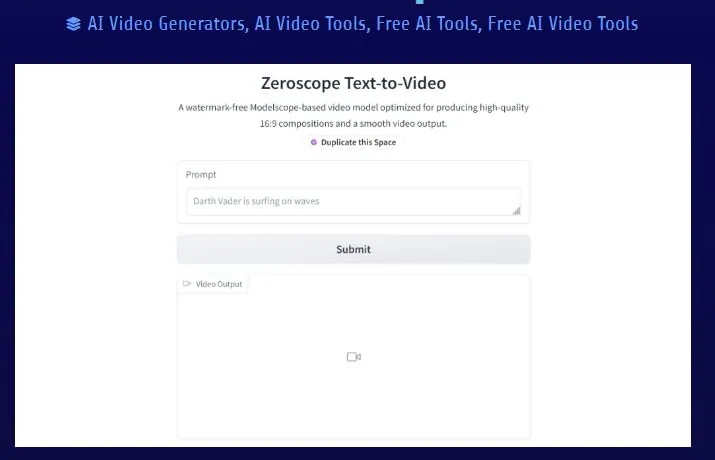 Zeroscope AI