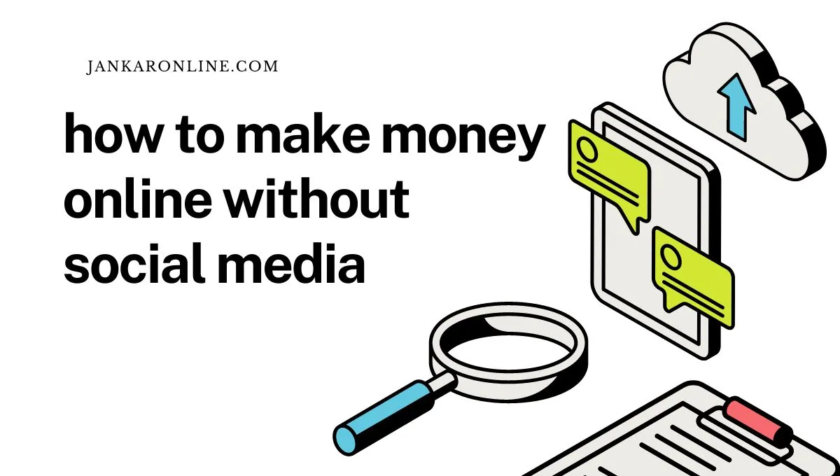 how to make money online without social media