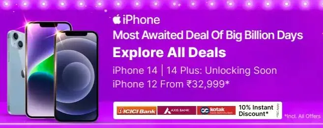 iPhone 12, iPhone 13 discounts in Flipkart, Amazon sales 